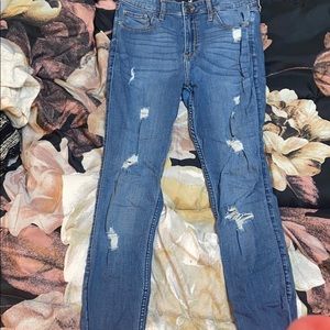 holister high-rise super skinny